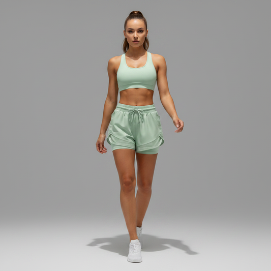 High-Waist Breathable Quick-Dry Fitness Shorts | Gym Shorts Women