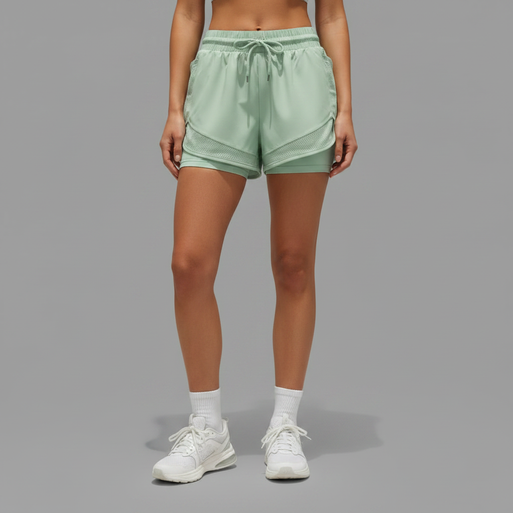 High-Waist Breathable Quick-Dry Fitness Shorts | Gym Shorts Women