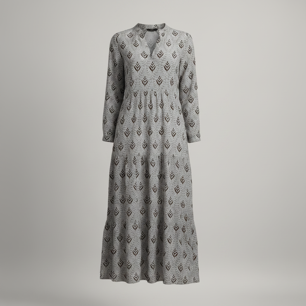 Women's Geometric Tiered Maxi Dress | Summer Dresses