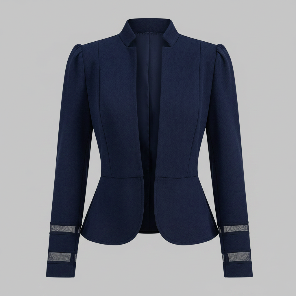 Peplum Blazer | Women's Slim Fit Structured Shoulder