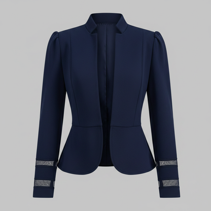 Peplum Blazer | Women's Slim Fit Structured Shoulder