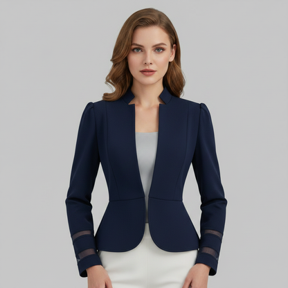 Peplum Blazer | Women's Slim Fit Structured Shoulder