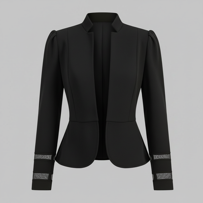 Peplum Blazer | Women's Slim Fit Structured Shoulder