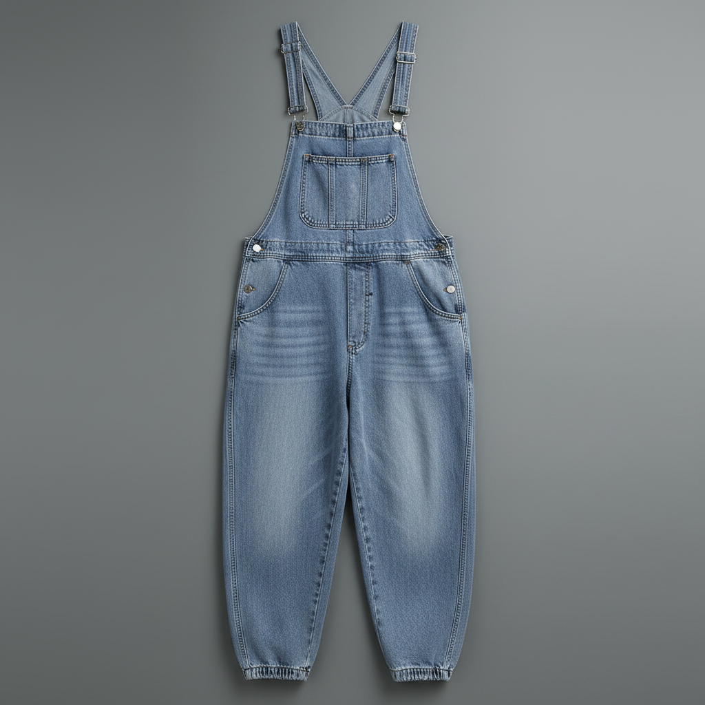 Blue Denim Overalls for Women | Casual Fit