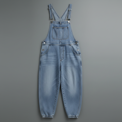 Blue Denim Overalls for Women | Casual Fit