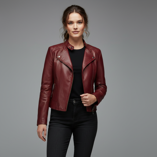 Selene | Leather Jacket for Women