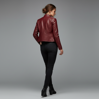 Selene | Leather Jacket for Women