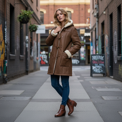 Thick Hooded Women's Jacket | Warm Winter Coat