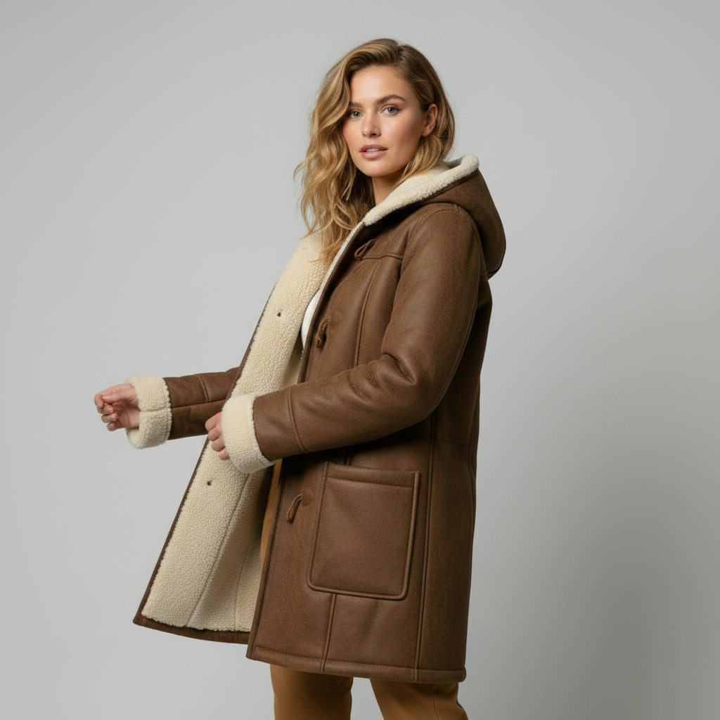 Thick Hooded Women's Jacket | Warm Winter Coat