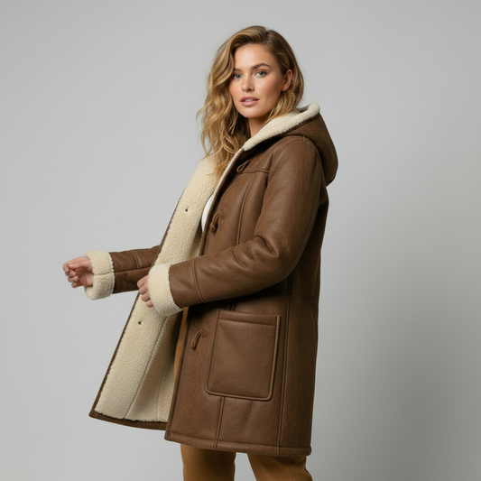 Thick Hooded Women's Jacket | Warm Winter Coat