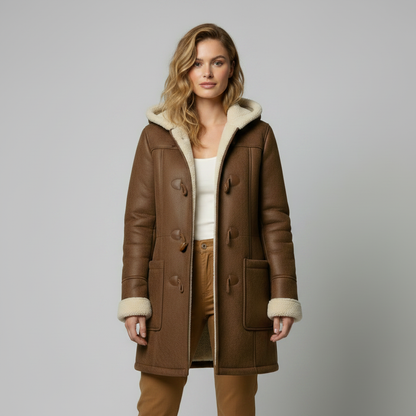 Thick Hooded Women's Jacket | Warm Winter Coat
