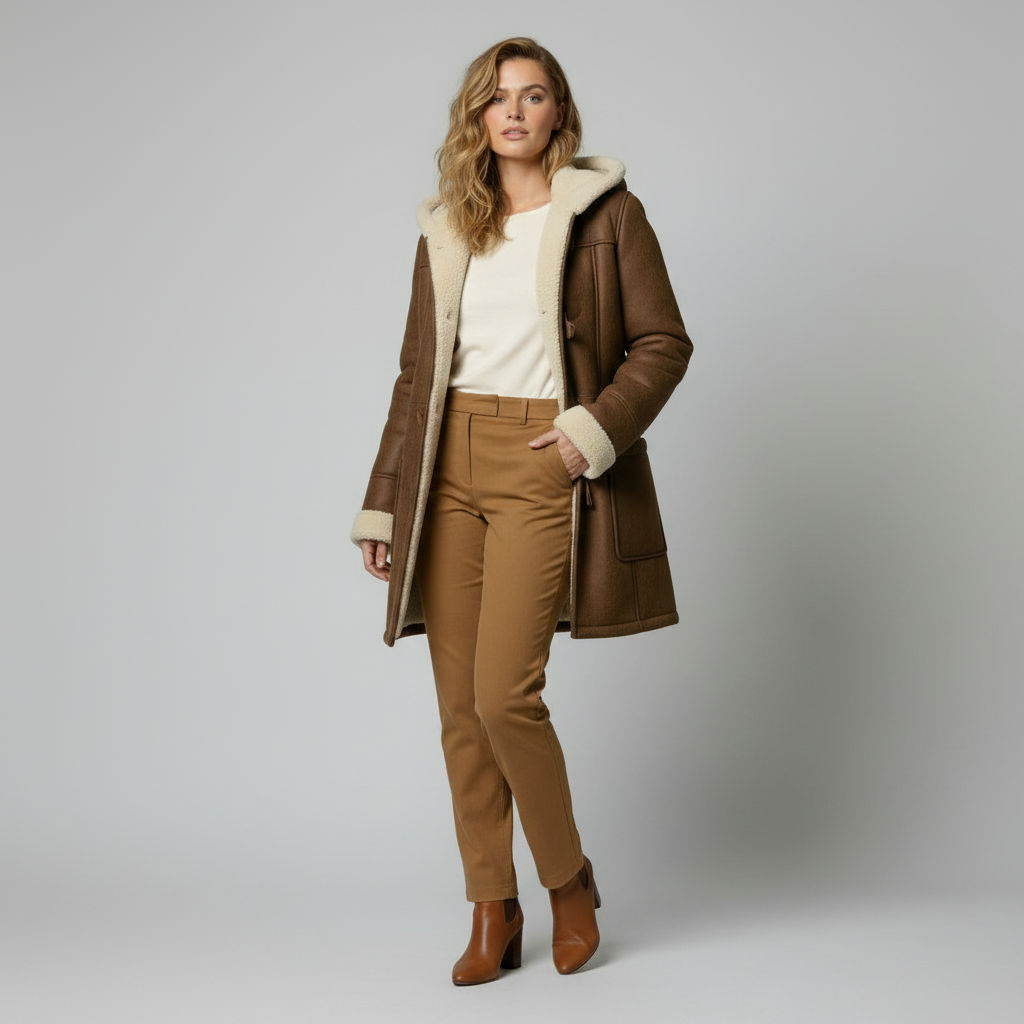 Thick Hooded Women's Jacket | Warm Winter Coat
