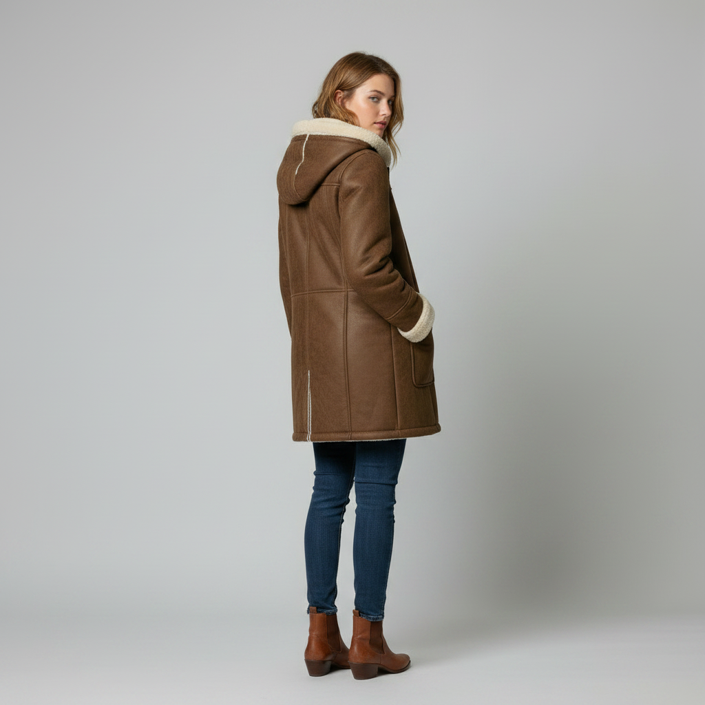 Thick Hooded Women's Jacket | Warm Winter Coat