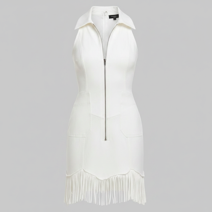 Tassel Sleeveless Mini Dress | Women's Summer Dress