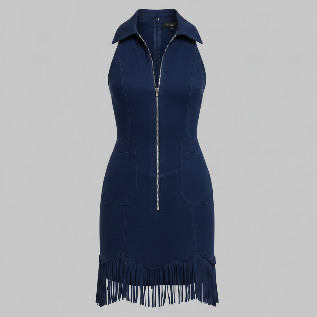 Tassel Sleeveless Mini Dress | Women's Summer Dress