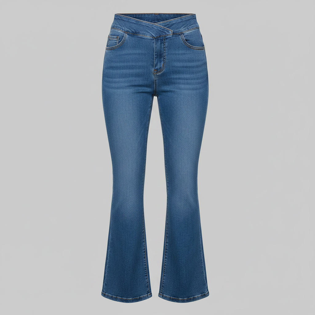 Helena | Women's High Waist Flared Jeans