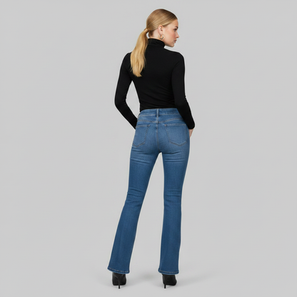 Helena | Women's High Waist Flared Jeans