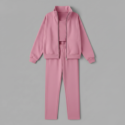 Women's Tracksuit Set | Comfortable Fit Jogging Suit for Ladies
