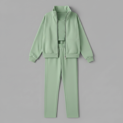 Women's Tracksuit Set | Comfortable Fit Jogging Suit for Ladies