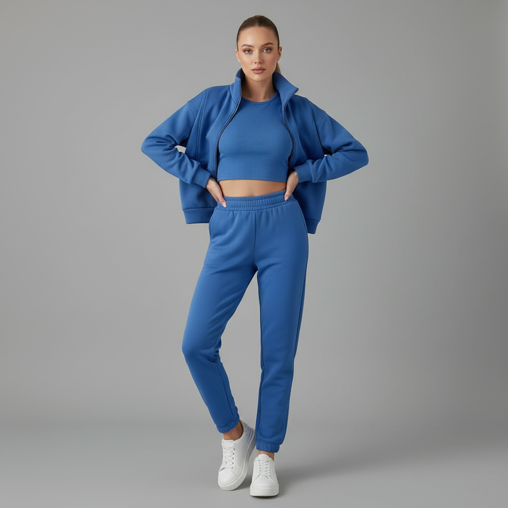 Women's Tracksuit Set | Comfortable Fit Jogging Suit for Ladies